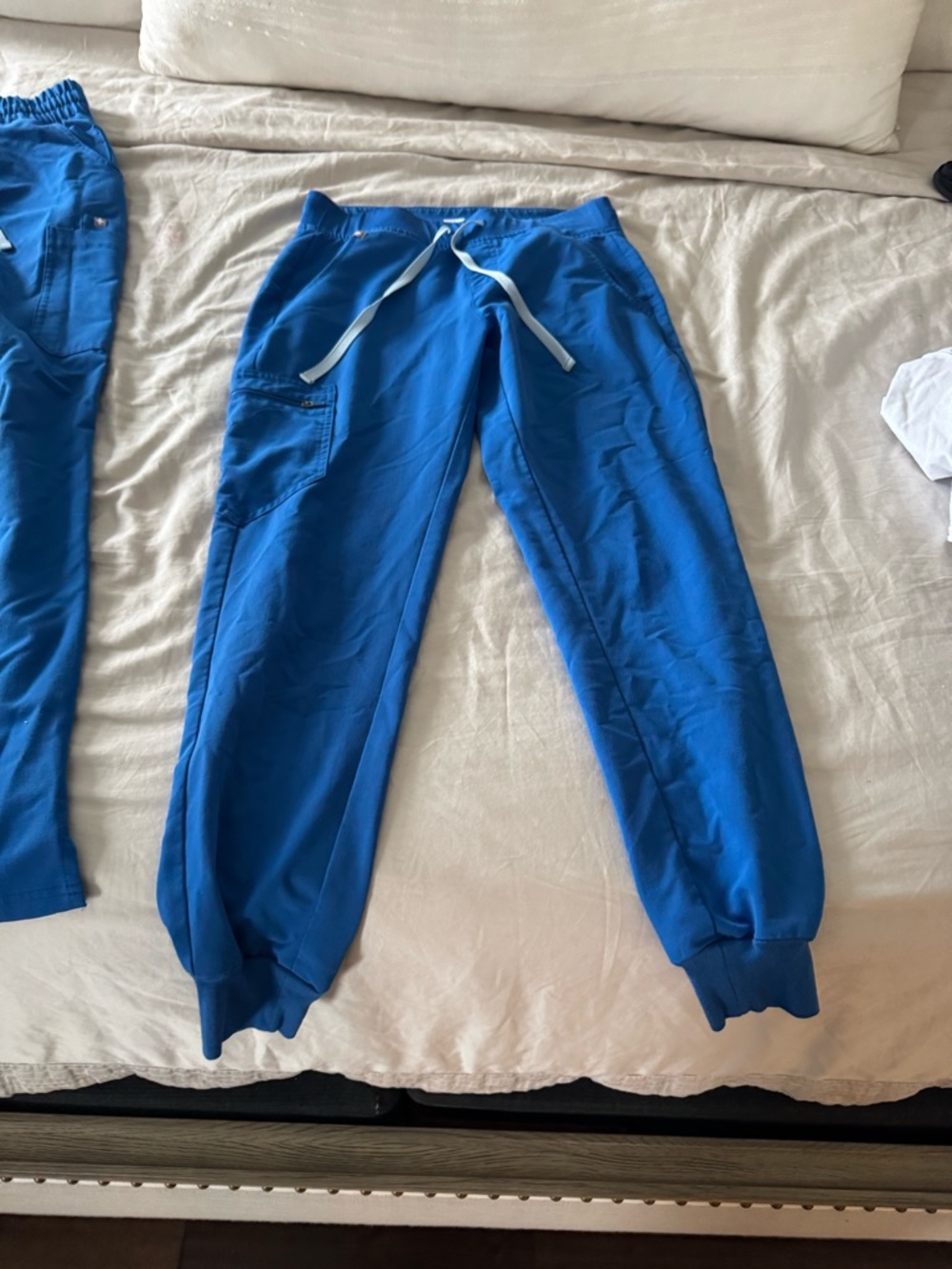 Figs Royal Blue Drawstring Jogger Scrub Pants